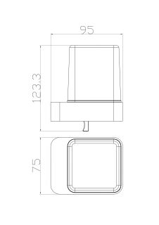 Дозатор для мыла Wonzon & Woghand WW-5252-BL чёрный