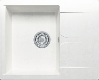 Мойка кухонная Polygran GALS-620 белый хлопок 473332