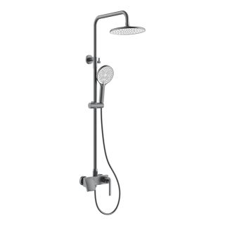 Душевая стойка Black&White Gravity 9103GM оружейная сталь