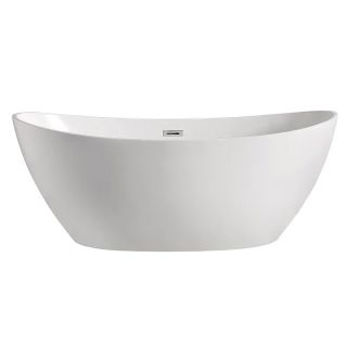 Акриловая ванна Azario GLASGOW GLA18080 свободностоящая 1800х800х665