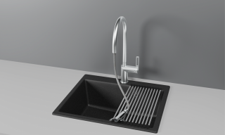 Смеситель для кухни Granula 8172, НЕРЖ Нерж