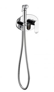 Смеситель встраиваемый с гигиеническим душем Grocenberg GB003 Хром