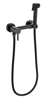 Смеситель с гигиеническим душем Grocenberg GB103N Черный матовый