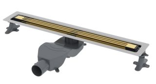 Душевой лоток Boheme B&T Infinity 981-80-G 80см золото