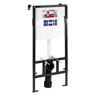 SET Инсталляция Sava Slim Superior+клавиша смыва хром матовый/хром глянец DUO