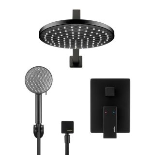Душевой комплект Swedbe Platta 5554B чёрный