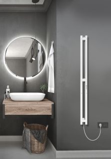 Полотенцесушитель электрический Indigo Style LSPRE120-10WMRt 120x10 см белый матовый