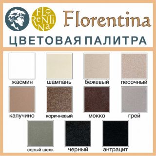 Смеситель для кухни Florentina Дельта шампань