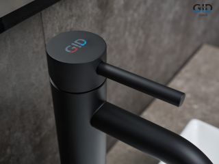 Смеситель высокий для раковины Gid Inga SS096-BM-D SS096BMD черный матовый