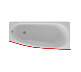 Карниз для ванны АКВАТЕК Пандора 160x75