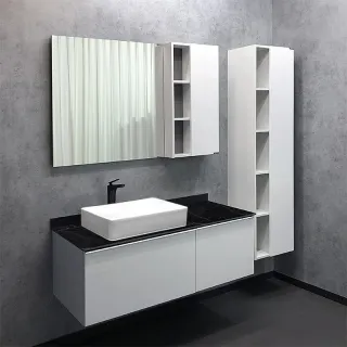 Тумба с раковиной Comforty Милан 00-00014005 120 см белый