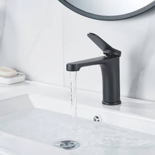 Смеситель для раковины Shevanik S6201H чёрный