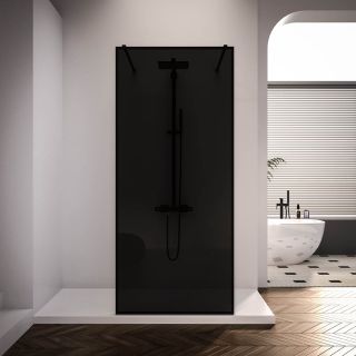 Душевая перегородка Veconi Korato KR-90BB, 1000x2000, черный матовый, черное