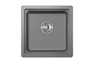 Мойка кухонная Granula Kitchen Space 4501U, АЛЮМИНИУМ