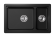 Мойка кухонная Granula Kitchen Space 7304U, ЧЁРНЫЙ