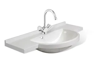 Раковина Эстет Kuba silk ФР-00014941 90см белый