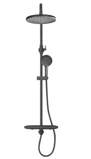 Душевая стойка Rose R3996T с термостатом пепельный