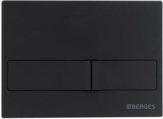 Комплект Berges 4в1 042426: инсталляция NOVUM525 кнопка L5 SoftTouch чёрная унитаз Gamma сиденье микролифт