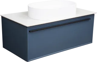 Тумба под раковину La Fenice Elba FNC-01-ELB-BG-100 синяя матовая 100 см