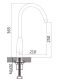 Смеситель для кухни Shevanik S5053F белый