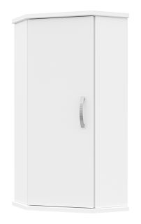 Подвесной шкаф Misty Лилия 34см угловой универсальный белый