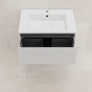 Тумба под раковину подвесная Style Line Лима ЛС-00002467 70 см белый матовый