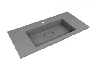 Раковина на тумбу Style Line Line СС-00002458 100 см серый шёлк