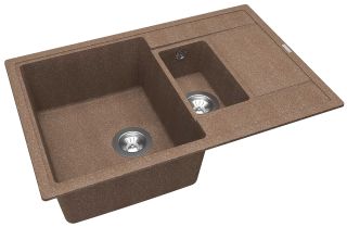 Кухонная мойка Florentina Липси 780К коричневый