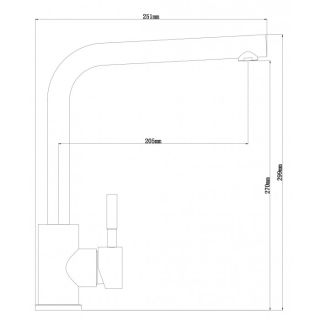 Смеситель для кухни Dr. Gans Лира дюна