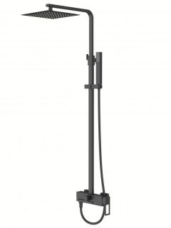 Душевая стойка BelBagno Luсe чёрный матовый LUC-VSCM-NERO