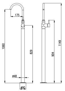 Смеситель для раковины Rav Slezak Seina SE925.5Z золото