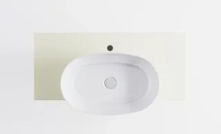 Тумба с раковиной Astra-Form М-40 Slim 4631177716119 100 см бежевый матовый