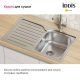 Кухонная мойка IDDIS Strit STR78SDi77S с сифоном 78см сталь