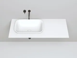 Полувстраиваемая раковина Salini Marea 02 S-Stone 1802202MRF 60см RAL полностью