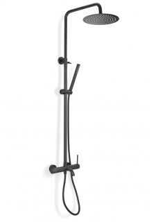 Душевая стойка Milacio MCU MCU.151.MB чёрный матовый