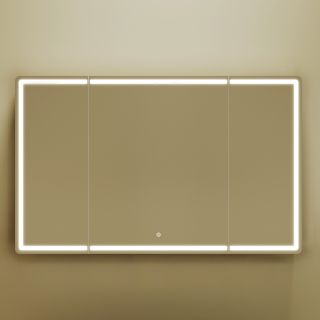 Зеркальный шкаф с LED подсветкой Sancos Mirror MI120ECH 119см дуб чарльстон