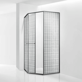 Душевой уголок RGW SV-82Gr "L" 33328299-2410L 90x90 см серый