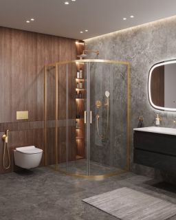 Душевой уголок CEZARES MOLVENO-RH-2-120/90-C-BORO-IV