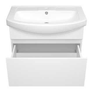 Подвесная тумба под раковину Misty Монро 75см белый