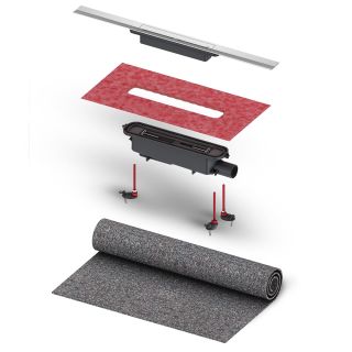 Душевой лоток TECE TECEdrainprofile 671600 160 см хром матовый