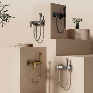 Гигиенический душ со смесителем Splenka S98.51.06 чёрный