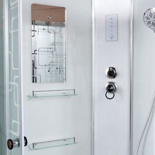 Душевая кабина Deto EM4580 LED с гм. 80х80х220 см