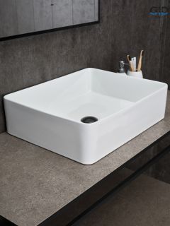 Раковина Gid N9104 51236 накладная белая 52x41x13.5