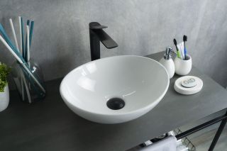 Раковина Gid N9138 51178 накладная белая 41x34x15