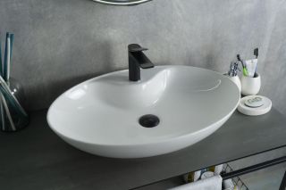 Раковина Gid N9438 51151 накладная белая 65x43x12