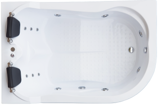 Гидромассажная ванна Royal Bath Norway Comfort 180x120см левая белый RB331100CM-L