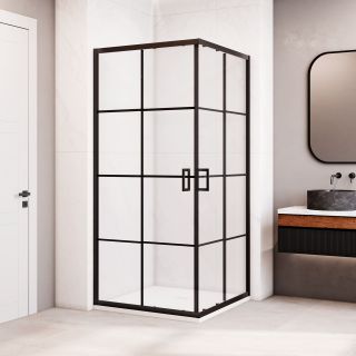 Душевой уголок RGW PA-34B 06083488-84 80x80 см чёрный