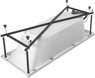 Акриловая ванна Aquanet Light 347880 170x70 см с каркасом с боковой и фронтальной панелями