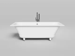 Ванна из искусственного камня Salini Orlanda Axis S-Sense 103213GRH 170x75см RAL снаружи