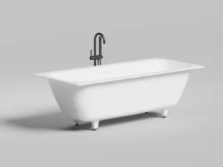 Ванна из искусственного камня Salini Orlanda Axis Kit S-Stone 103322MRF 180x80см RAL полностью